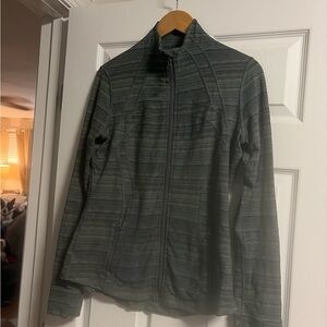 Lululemon Athletica Dark Green Jacket and Black Pants